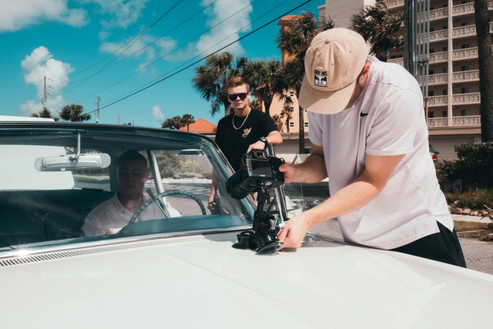 Tournage film voiture