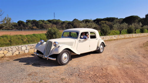 Citroen vintage blanche