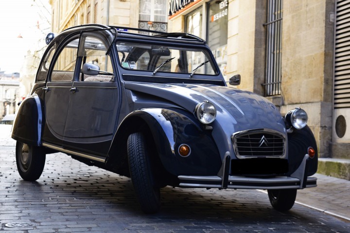 Citroën 2 CV Bleu et Gris