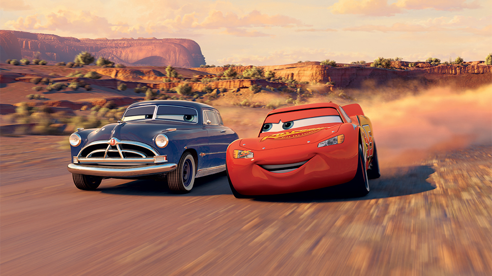 Flash Mcqueen dans Cars