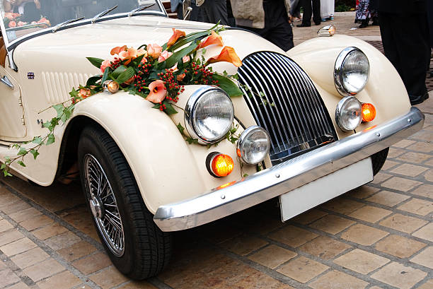 Voiture ancienne mariage