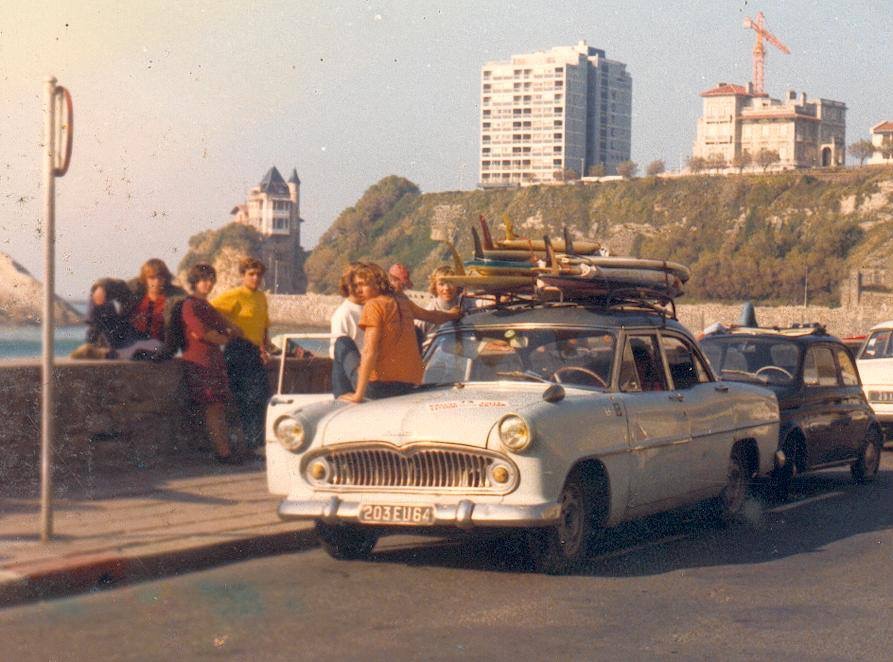 La traversée du Pays Basque en voiture de collection