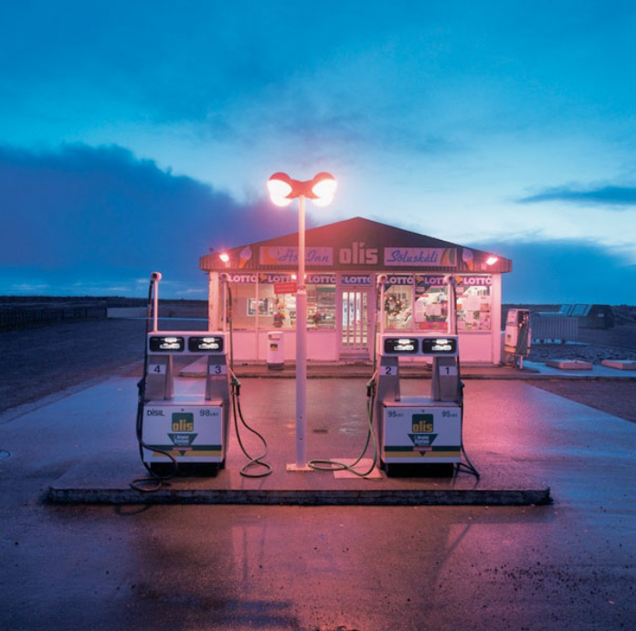 Une station ancienne en Icelande
