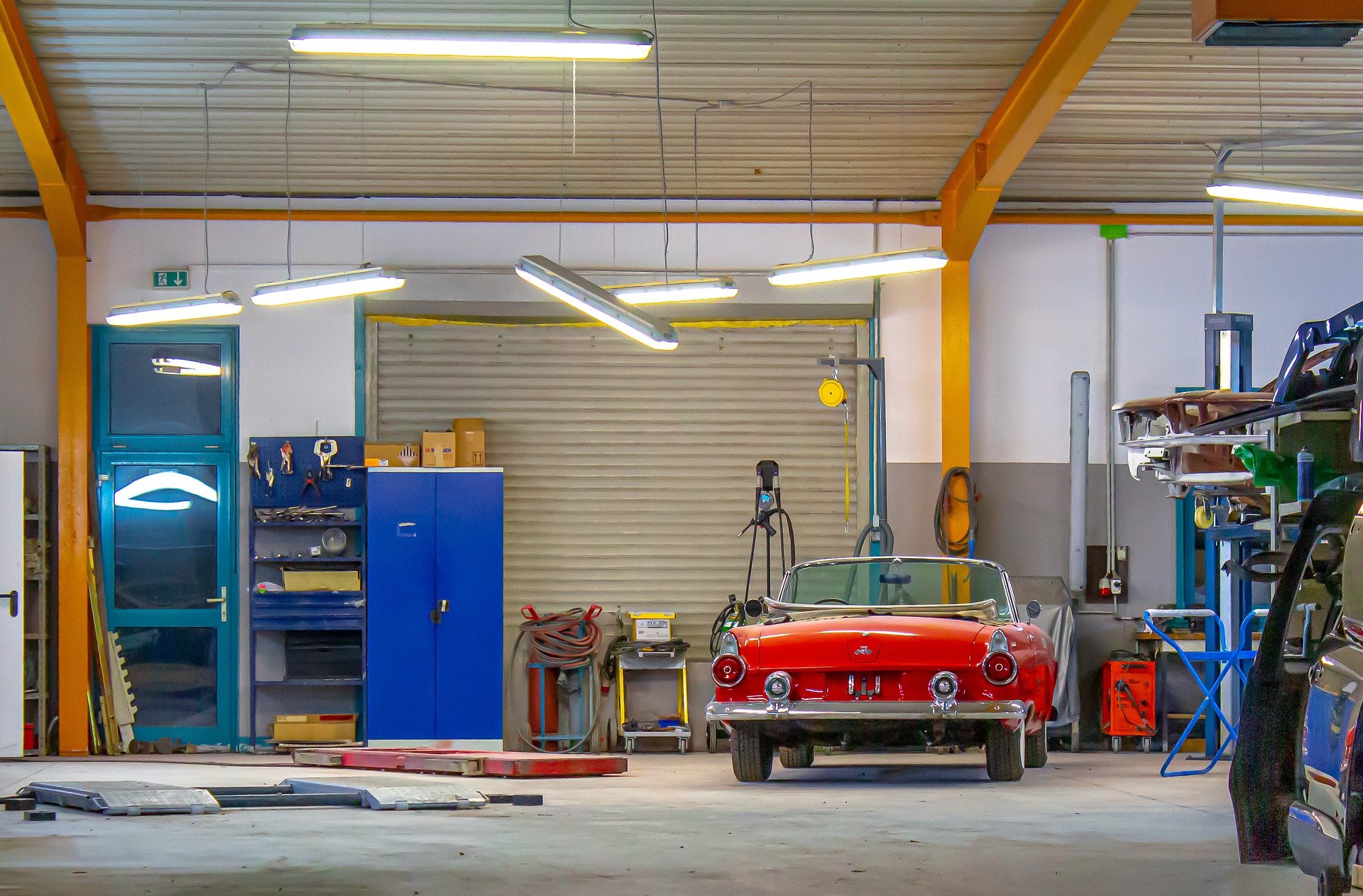 Garage voiture ancienne