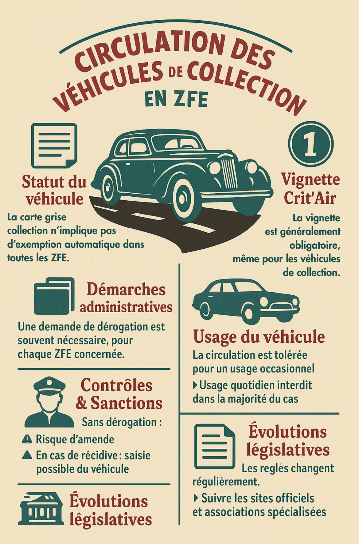 Infographie ZFE véhicule collection